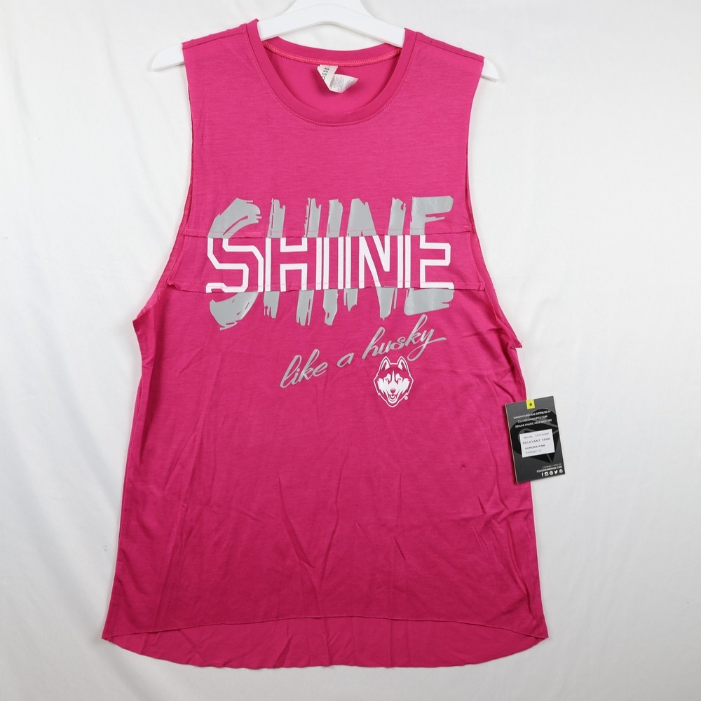 Colosseum Shirt Womens Small Shine Like A Husky Tank Aurora Graphic Motivational